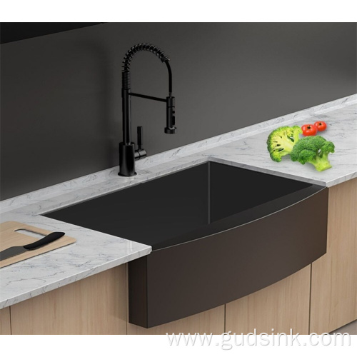 Amazon Stainless steel Class Kitchen Sink Farmhouse Black